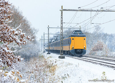 ansichtkaart Intercity trein