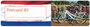 Postcrossing postcard ID stickers - 6x Nederlandse vlag en fiets